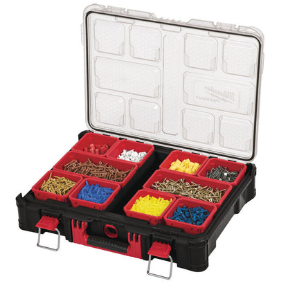 BLACK Milwaukee Packout 11-Compartment Impact Resistant Portable Small Parts Organizer (Copy)
