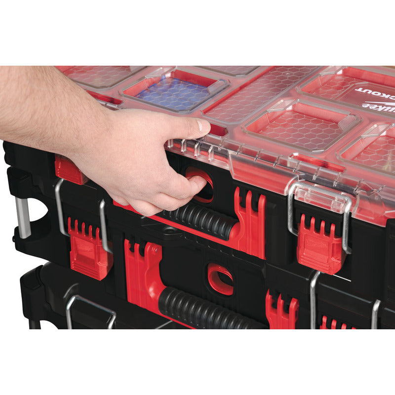 BLACK Milwaukee Packout 11-Compartment Impact Resistant Portable Small Parts Organizer (Copy)