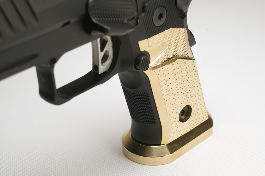 Brass Grip and Magwell for the Sig Sauer P211