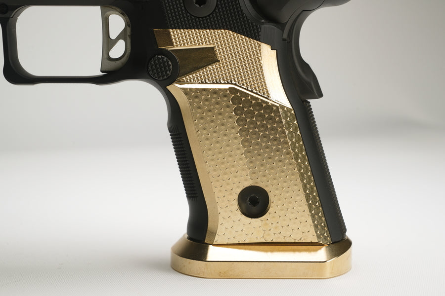 Brass Grip and Magwell for the Sig Sauer P211