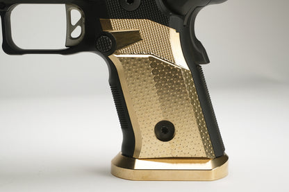 Brass Grip and Magwell for the Sig Sauer P211