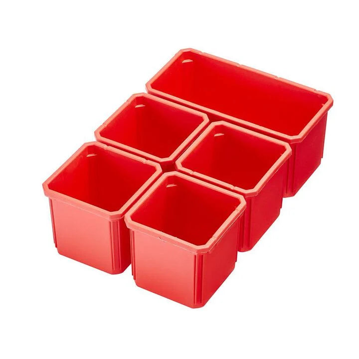 Milwaukee PACKOUT™ Deep Organizer Replacement Bins, 5-Pack