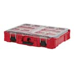 Milwaukee Packout 11-Compartment Impact Resistant Portable Small Parts Organizer